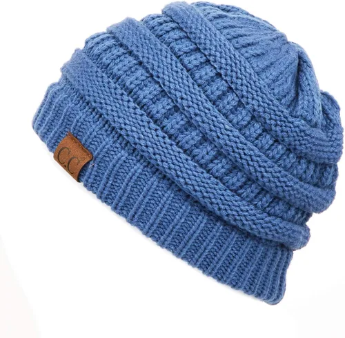 Vista 632 de C.C Trendy Warm Chunky Soft Stretch Cable Knit Beanie