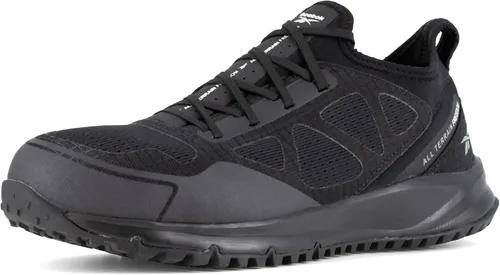 Vista 5 de Mens All Terrain Electrical Steel Toe Work Safety Shoes Casual - Black