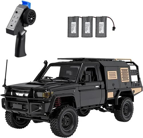 Vista 15 de 82S RC Rock Crawler Truck, caja de cambios de 2 velocidades, negro