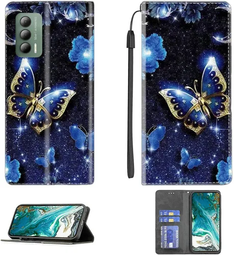 Vista 174 de Aroepurt Funda para UMIDIGI G1 Plus compatible con UMIDIGI G1 Plus Funda para teléfono Funda de piel sintética con función atril magnética CPT15