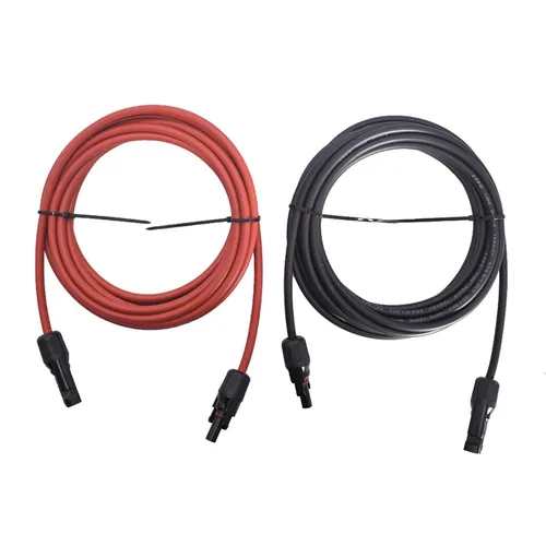 Vista 11 de WFLNHB Cable de extensión de panel solar de calibre 12 negro + rojo de 5 pies, 12 AWG con conector solar hembra y macho