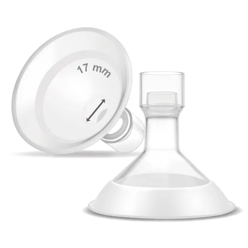 Vista 78 de Maymom MyFit Crater Series - Protector de pecho pequeño de 0.394 in con diseño de dos piezas compatible con piezas de bomba Medela; reemplazo