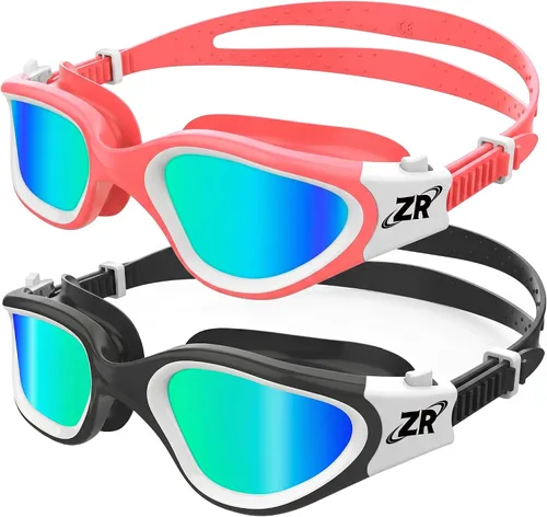 Vista 12 de ZIONOR Gafas de natación para niños, paquete de 2 gafas de natación polarizadas G1MINI para niñas/niños