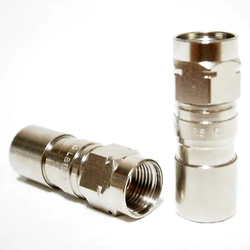 Vista 14 de 2 Piezas RG11 Belden PPC EX11N716PLUS Conector de Compresión de Cable Coaxial de Níquel y Anticorrosión RG-11 Accesorio Coaxial