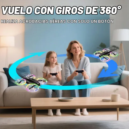 Vista 3 de Mini dron de juguete para niños, dron controlado a distancia