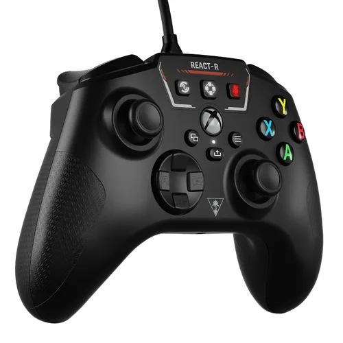 Vista 3 de Turtle Beach REACT-R Controller Wired Game Controller Xbox Series X, Xbox Series S, Xbox One & Windows Audio Controls, Mappable Buttons, Textured