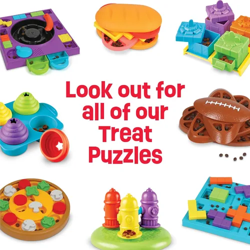 Vista 6 de Learning Resources Brightkins Pupstrami Surprise! Treat Puzzle - Juguetes interactivos para perros, juguetes para perros grandes, juguete