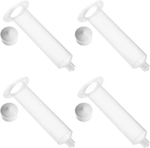 Vista 6 de Auniwaig 4 unids 3cc dispensador de soldadura pegamento conos accesorios 0.1 fl oz máquina dispensadora transparente tubo adhesivo líquido