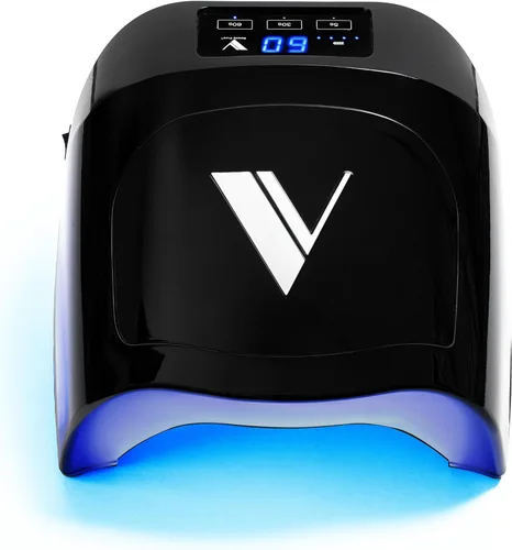 Vista 7 de V Beauty Pure Lámpara de uñas UV inalámbrica (blanca) - Luz UV portátil de 36 W para uñas de gel con múltiples ajustes de temporizador - Luz