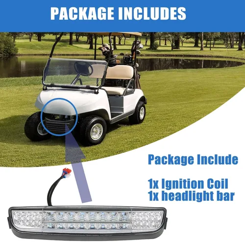 Vista 4 de WFLNHB Repuesto de tira de luz para carrito de golf EZGO TXT de 3 pines 1996-2013