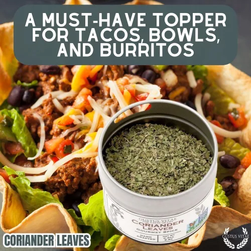 Vista 5 de Hojas de cilantro/cilantro, sin OMG, empaquetadas en latas magnéticas, sostenibles, cultivadas en Estados Unidos, totalmente naturales,