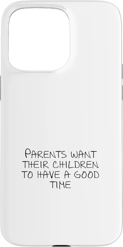 Vista 27 de Parents want their children to have a good time Case for iPhone XR