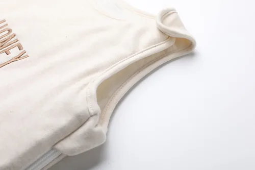 Vista 6 de Owlivia TOG 2.5 - Saco de dormir para bebé, 100% algodón orgánico, manta unisex para invierno (0-6 meses, oso marrón)