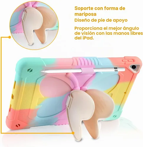 Vista 4 de VOFUOE para iPad 6ª/5ª generación caso niños para iPad 9.7 caso 2018 2017