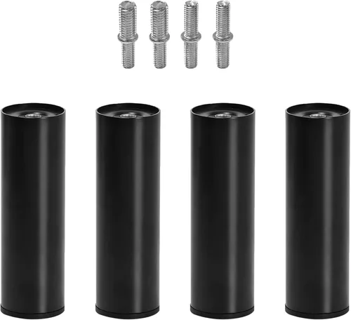 Vista 18 de Patas de metal de 2 pulgadas de repuesto para base de cama ajustable eléctrica, tornillo no ajustable en patas cortas