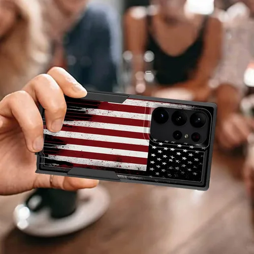Vista 424 de Funda para Galaxy A14 5G, resistente de doble capa híbrida de policarbonato duro, goma suave, a prueba de golpes, funda protectora resistente