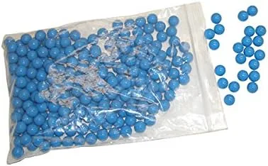 Vista 2 de 250 Police Training .43 Calibre 0.433 in Paintballs Sky Blue Kingman Chaser Eraser Rap4 Pistolas