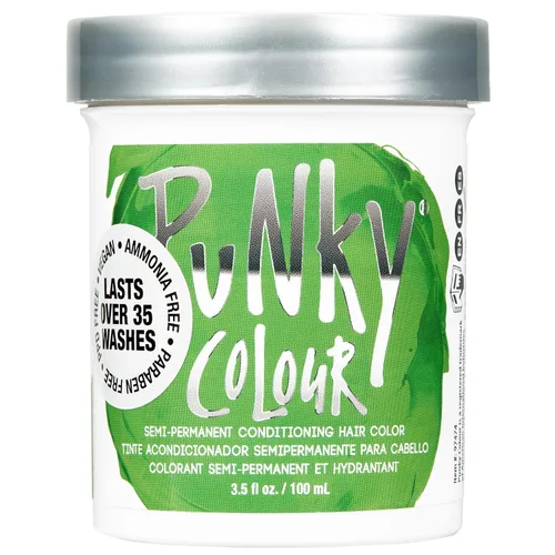 Vista 13 de Punky Alpine Green Color Semipermanente para el Cabello - Tinte Acondicionador para el Cabello Vegano y Libre de Crueldad, Dura Hasta 35 Lavados