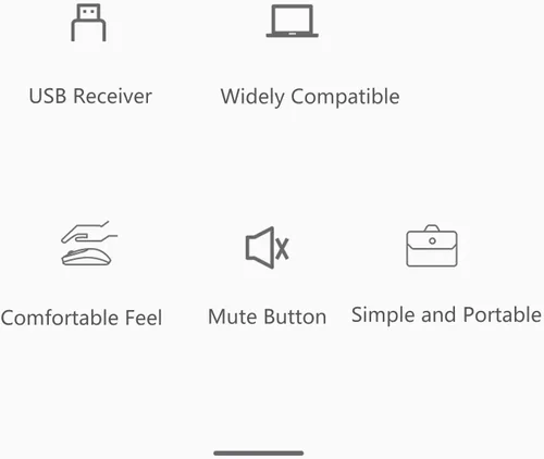 Vista 5 de BT5.1 Mouse inalámbrico, clic ultra silencioso y diseño portátil compacto para niñas, alternativa de 2.4 GHz con modo de suspensión automático
