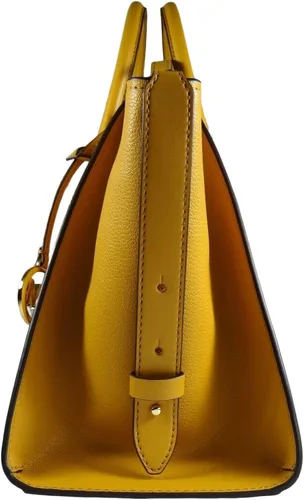 Vista 3 de Michael Kors Women's Avril Top Zip Leather MK Signature Satchel Bag