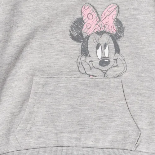 Vista 4 de Disney Minnie Mouse - Conjunto de sudadera con capucha y pantalones de forro polar para niños pequeños