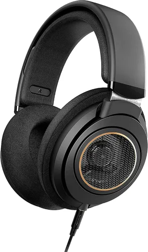 Vista 7 de PHILIPS SHP9500CY Over-Ear Open-Back Hi-Fi Headphones – 50mm Drivers, Lightweight Comfort Design, Wide Soundstage, Detachable Cable, Home Audio