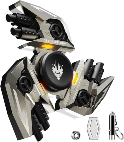 Vista 8 de Fidget Spinners, Juguete Fidget Spinners, Juguete para Aliviar el Estrés, Ansiedad y TDAH, Regalos Spinner para Adultos y Niños, Juguete de Metal