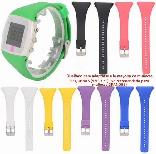 Vista 6 de QGHXO Correa para Polar FT4/FT7, correa de repuesto de silicona suave y ajustable para reloj Polar FT4/FT7