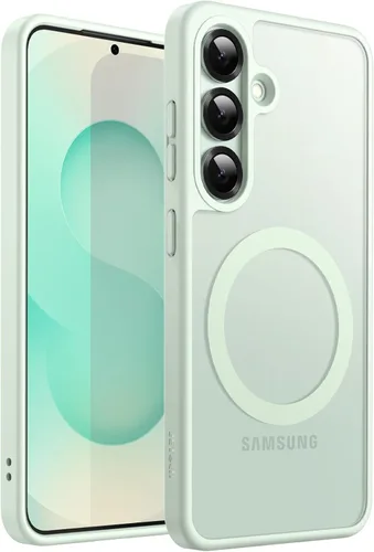 Vista 36 de JETech Estuche magnético para Samsung Galaxy S24 5G, compatible con MagSafe, funda protectora para teléfono con parte trasera translúcida y mate a