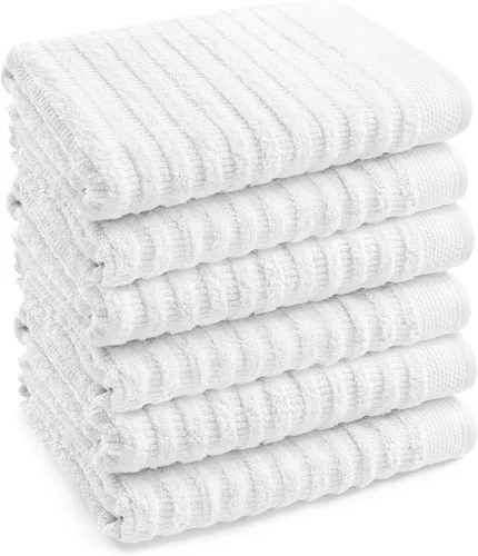 Vista 14 de Softerry Juego de toallas de baño de algodón orgánico puro, 100% algodón suave, extra absorbentes y duraderas, de secado rápido de 500 GSM, calidad
