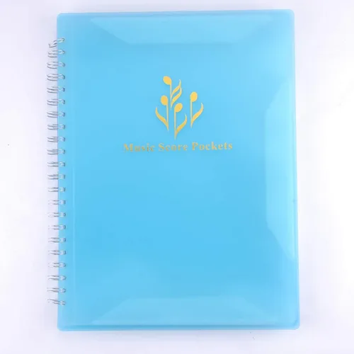 Vista 10 de Archivo de partituras de música, carpeta de almacenamiento de papel, carpeta de espectro de cambio creativo A4, tamaño carta, carpeta de partituras