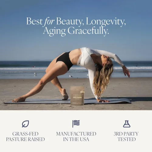 Vista 9 de Colágeno en polvo para mujer, mezcla de belleza con vitamina C, biotina y ácido hialurónico, apoya el cabello, la piel y las uñas, 20 porciones