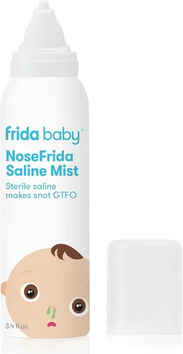 Vista 7 de Frida Baby NoseFrida - Spray de niebla salina para bebé, descongestionante nasal para alivio de alergias y alivio de la congestión para suavizar