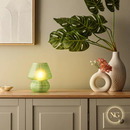 Vista 4 de Lámpara de hongo Next Glow – Lámpara de mesa, lámpara LED regulable moderna para dormitorios, habitaciones de niños, mesitas de noche, decoración