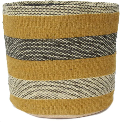 Vista 15 de Cesta de Maceta de Yute Resistente, Cesta Tejida Moderna, Maceta para Flores, Maceteros de Interior para Suelo, Cesta Organizadora de Almacenamiento