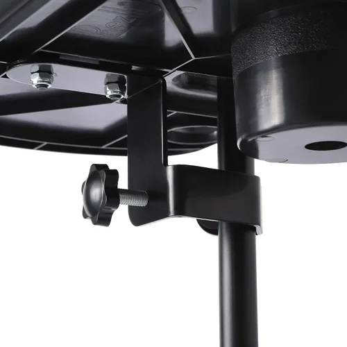 Vista 5 de Soporte de micrófono de plástico para escenario, concierto, actuación, accesorio de guitarra vocal con soporte para bebidas y soporte para micrófono