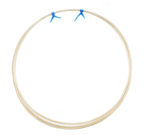Vista 2 de Alambre de oro amarillo macizo de 14 quilates de calibre 19, medio duro, redondo de 1 pie por CRAFT WIRE 14K Solid Gold Wire for Jewelry Making