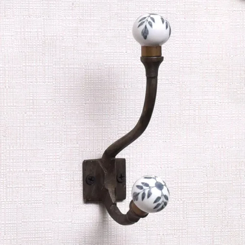 Vista 26 de Indian Shelf Ganchos de pared para colgar abrigos, ganchos de pared bohemios negros Perchero de pared Ganchos para colgar toallas Ganchos