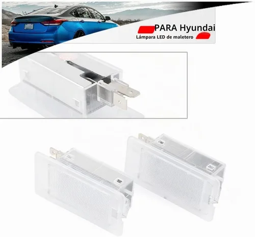 Vista 4 de Repuesto de luz LED para compartimento de equipaje para Hyundai Sonata Elantra Kia Forte Optima K5 6000K 18-SMD blanco maletero interior bombilla OEM