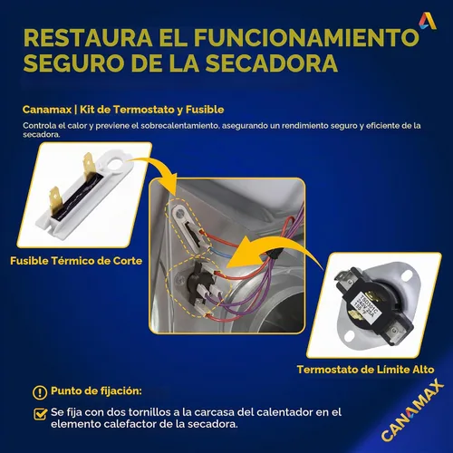 Vista 4 de 279769 Fusible térmico del termóstato 3392519 del termostato 3387134