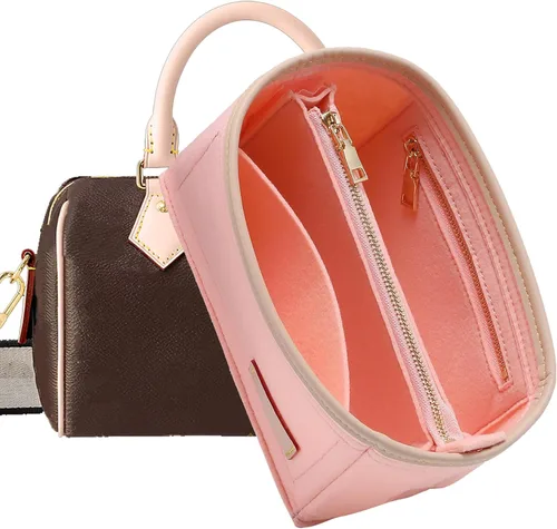 Vista 21 de Doxo Organizador de fieltro para bolso LV Speedy 20, Alma BB, Noe, Beige