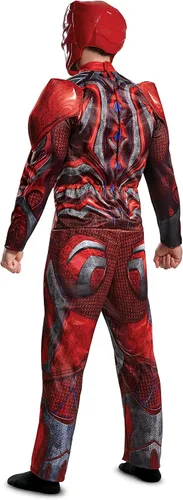 Vista 2 de Disguise Disfraz para hombre de Red Ranger Movie Muscle