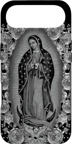 Vista 27 de Our Lady Virgen De Guadalupe - Carcasa floral para iPhone 17