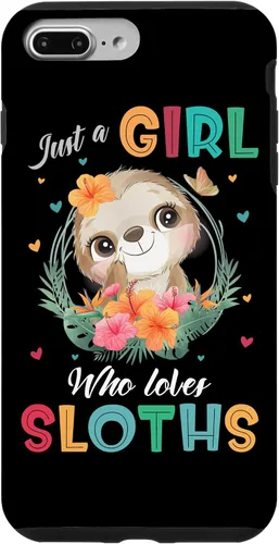 Vista 12 de Just a Girl Who Loves Sloths Case for iPhone 17