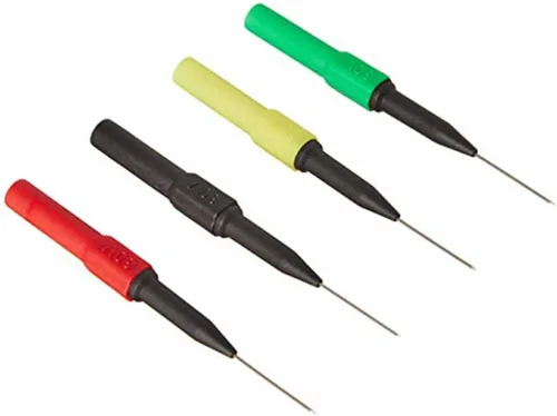 Vista 3 de ESI 618, color verde/amarillo/rojo/negro 3,25 x 0.25 x 0.25 Mini Back Sonda/Pinchador de alambre