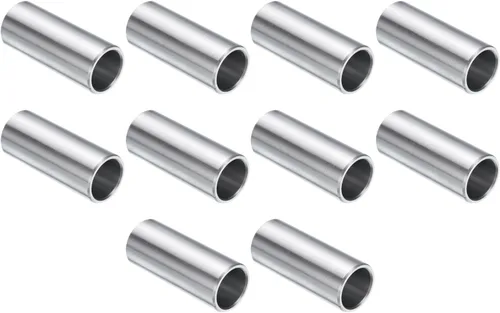 Vista 18 de uxcell 10 piezas de espaciador de acero inoxidable de 3/8" de diámetro interno x 3/4" de diámetro exterior x 1" de longitud, espaciador de rosca