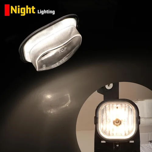 Vista 7 de Luces antiniebla para Ford F-250 F-350 F-450 F-550 F-550 F250 F250 F350 F450 F550 Super Duty Lámparas antiniebla con bombillas H10 12V 42W incluye