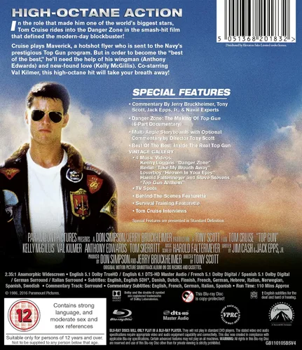 Vista 2 de Top Gun Blu-ray