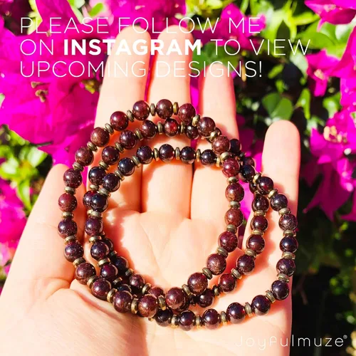 Vista 52 de Pulseras elásticas, piedras preciosas naturales, amatista, citrino, cuarzo rosa, cuarzo de cristal transparente, ojos de peridoto y teger, regalo