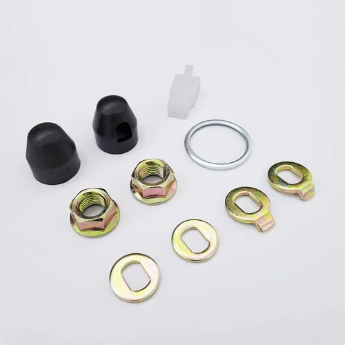 Vista 8 de E-Bike Hub Tuercas Motor Arandelas de seguridad para bicicletas Eléctricas Tuercas de bloqueo de rueda de bicicleta Motor Eje Tornillo Tornillo